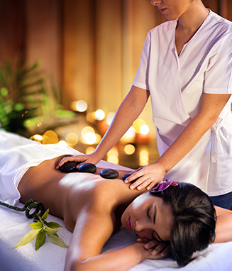 Massage aux pierres chaudes